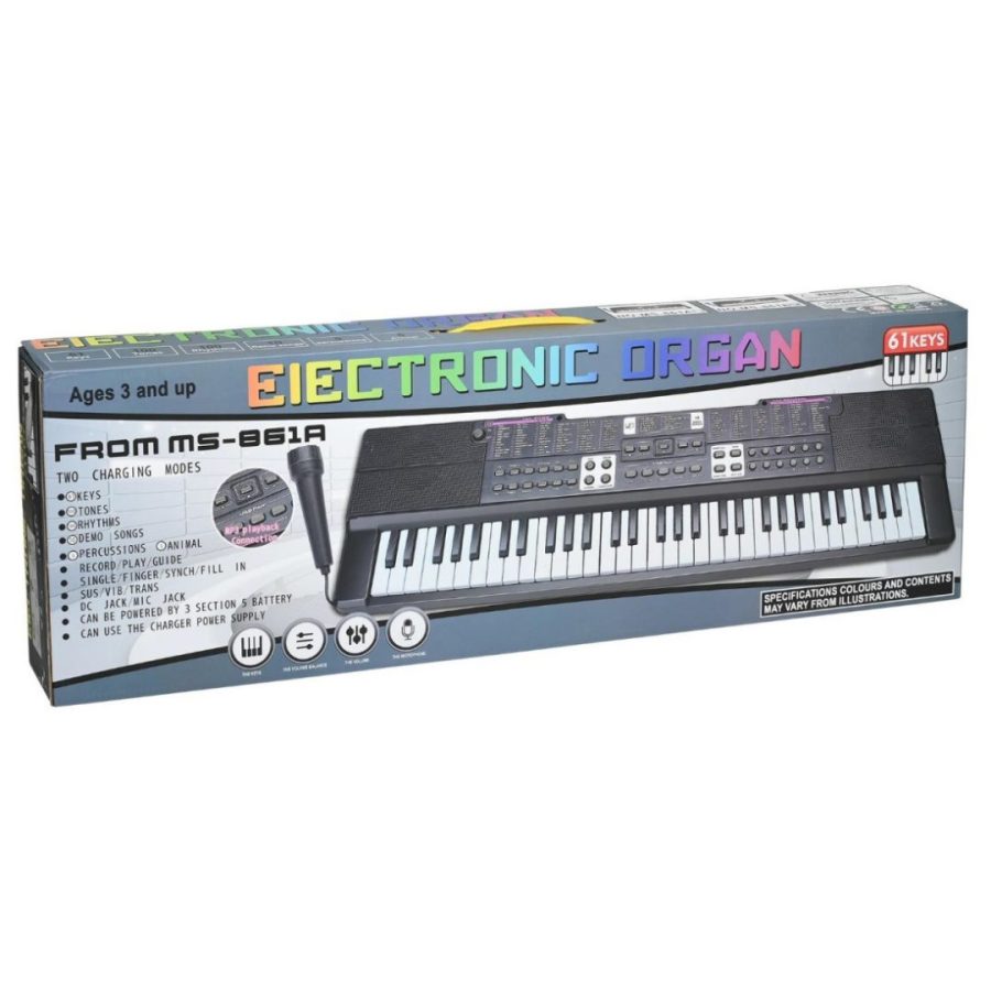 Martin Toys Αρμόνιο 61 πλήκτρα με μικρόφωνο (MS-861B)