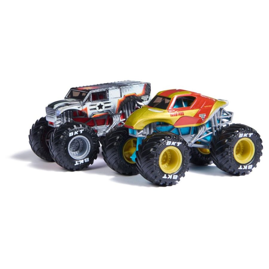 Monster Jam Σετ Αυτοκινητάκια Marvel 2 Pack - Iron Man vs War Machine (6070555)