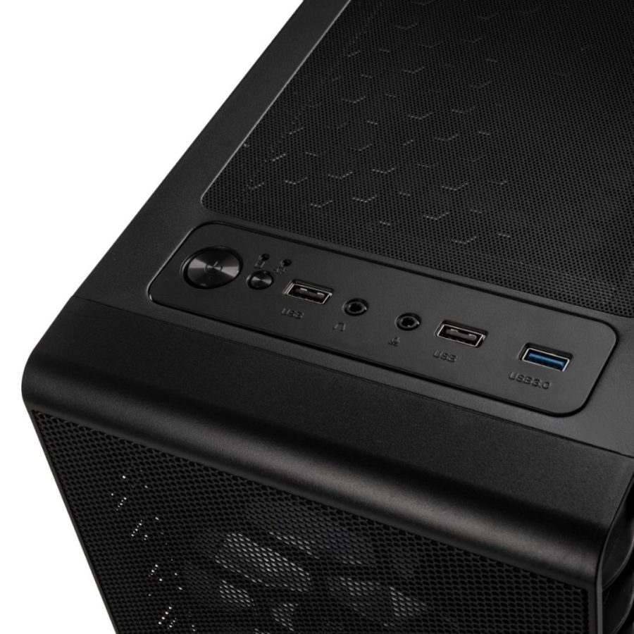 Kolink Observatory Lite Mesh RGB Mid-Tower – Tempered Glass – Black