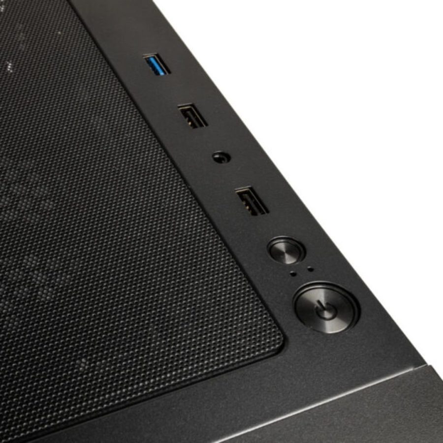 Kolink Observatory MX Glass ARGB Midi Tower Case – Black (with 5 ARGB fans – 2x140mm & 3x120mm)
