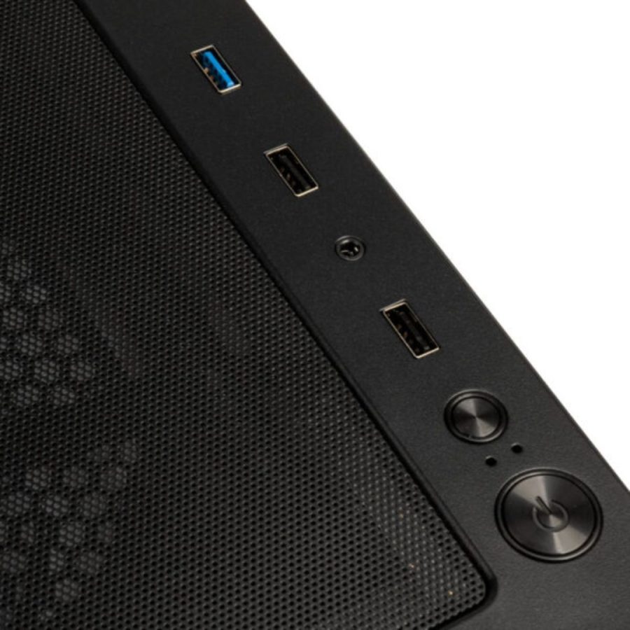 Kolink Observatory MX Mesh ARGB Midi Tower Case – Black (with 5 ARGB fans – 2x140mm & 3x120mm)