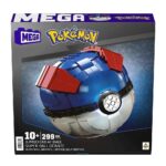 Mattel Mega Bloks Τουβλάκια POKÉMON JUMBO GREAT BALL ΜΕ ΦΩΣ (HMW04)