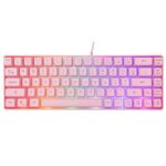 WHITE Shark RGB Gaming Membrane Keyboard RONIN PINK (GK-2201P)