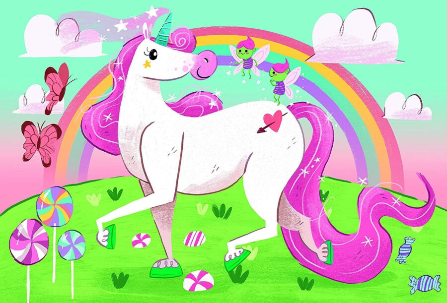 Clementoni Παιδικό Puzzle Supercolor Believe In Unicorns 104pcs