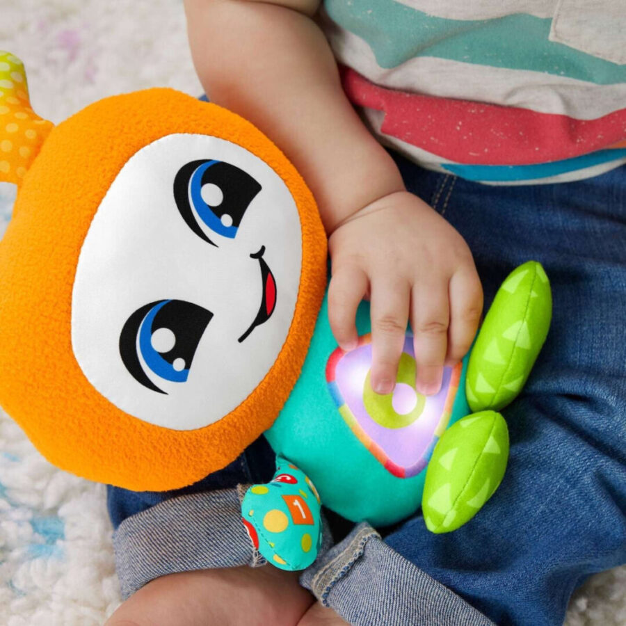 Fisher Price Ζωάκι Φωτεινούλης Dj από Ύφασμα με Ήχους (HRC42)