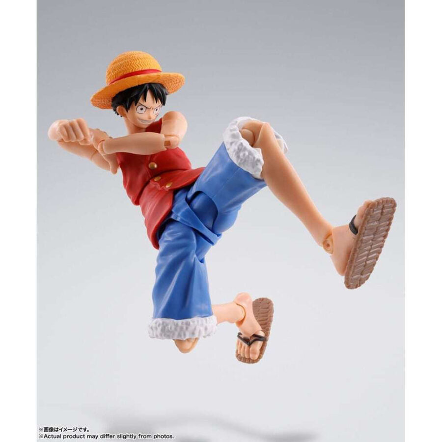 Bandai Tamashii Nations ONE PIECE Luffy Romance Dawn Figure S.H. Figuarts 15cm