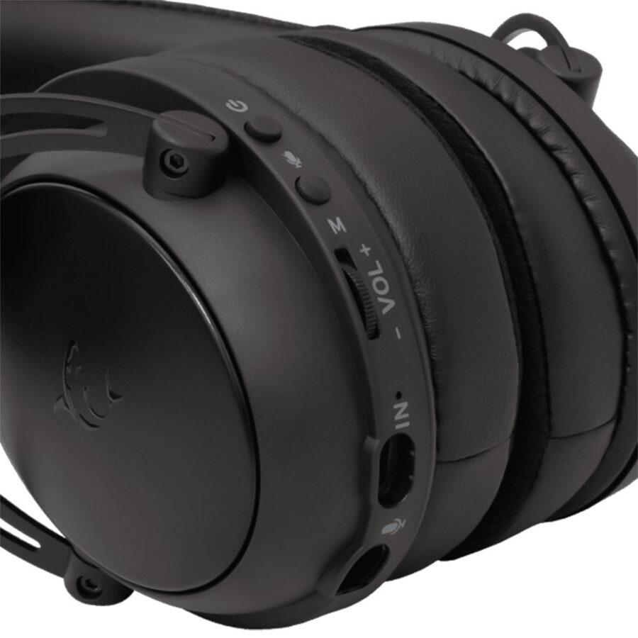 White Shark Gorilla Pro Triple Mode WIRELESS/BT/3.5MM Gaming Headphone WGH-2443 BLACK(Συμβατό με: PC, PS4/5, Xbox, Mac)