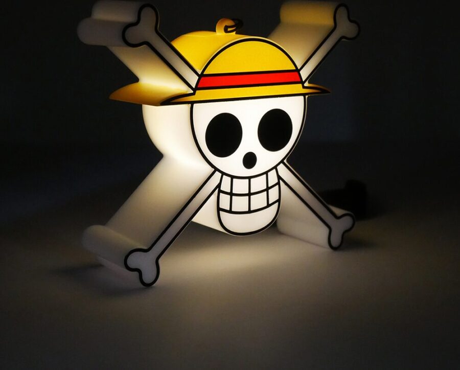 TEKNOFUN Μικρο Φωτιστικο ONE PIECE Skull LED Lamp 3,5cm