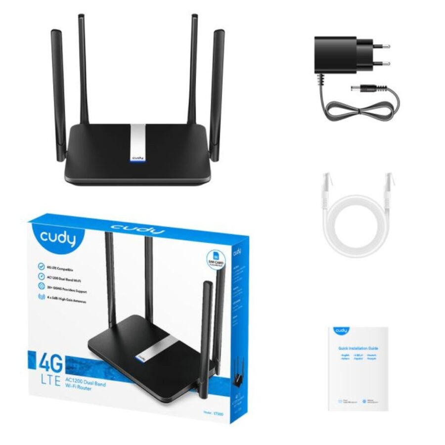 Cuby 4G Router AC1200 LT500 Cat.4 V2.0