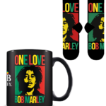 Pyramid BOB MARLEY - One Love - Mug 315ml and Socks 41-45