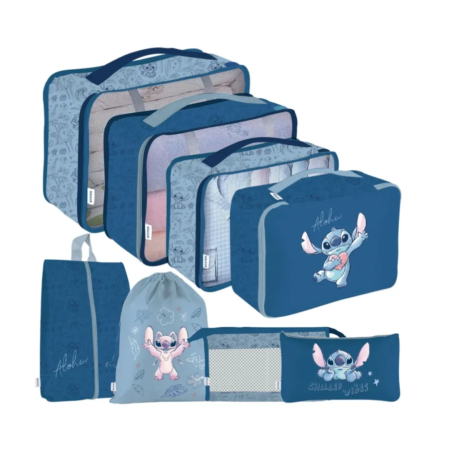 Arditex Disney Lilo and Stitch 8 τεμαχια  Ταξιδιωτικό Σετ(Βαλιτσα και αλλα)