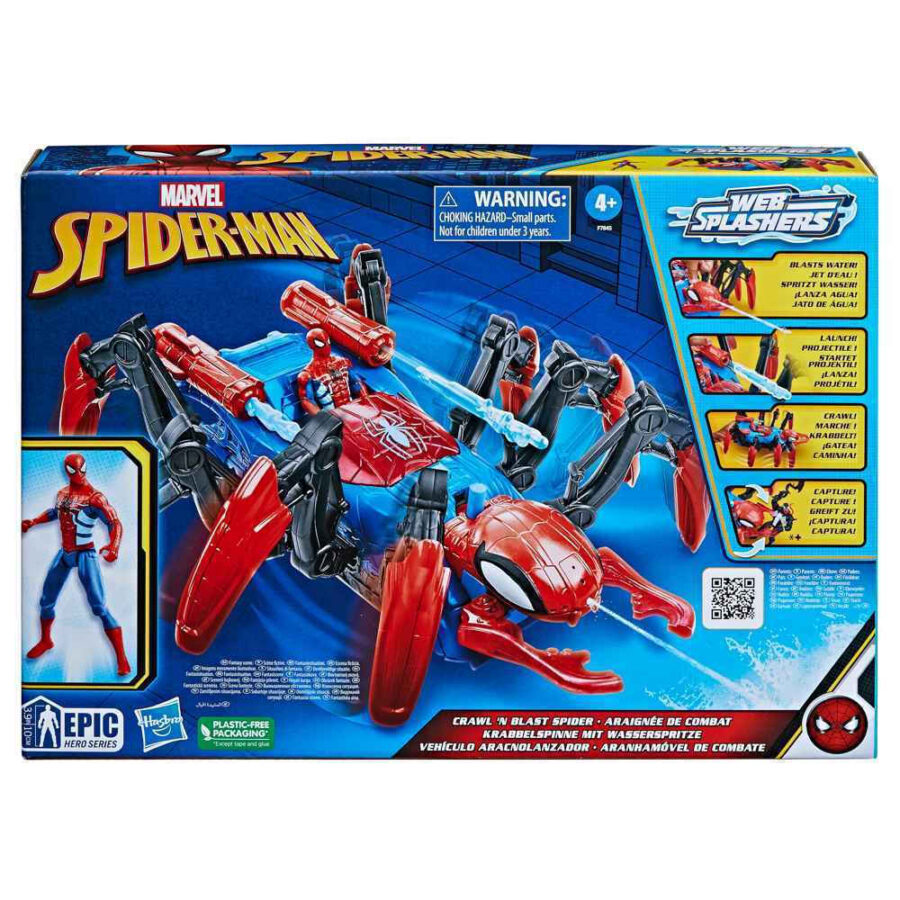 Hasbro Marvel Spider-Man - Crawl 'N Blast Spider