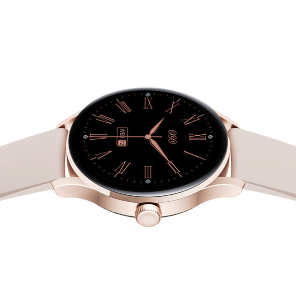 QCY Watch Elite S11 Pink Gold – Small metal 1,19″ AMODEL Fashion BT Call IPX8 Waterproof 7Day always