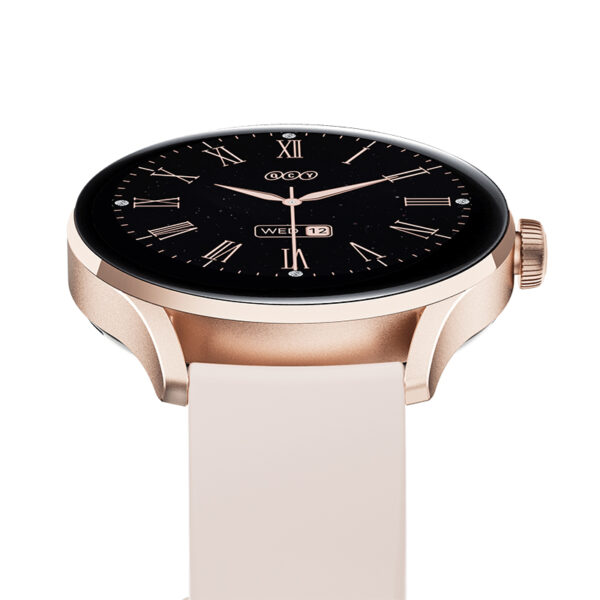 QCY Watch Elite S11 Pink Gold – Small metal 1,19″ AMODEL Fashion BT Call IPX8 Waterproof 7Day always