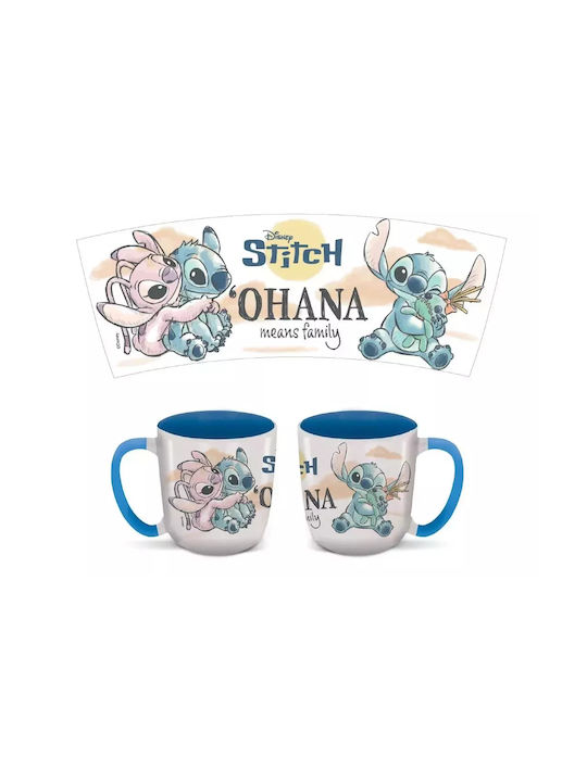 Star Κουπα STITCH and ANGEL Ohana Mug Elite Colored Inner 384 ml