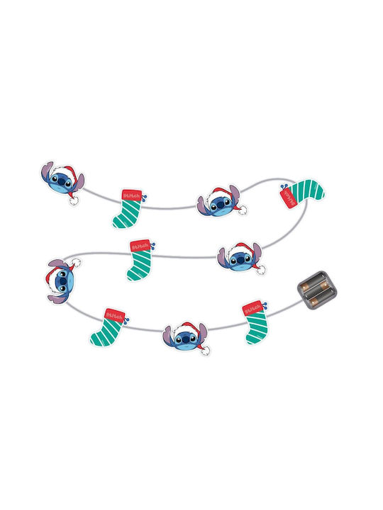 Arditex STITCH Christmas Lighted Garland - 10 LED - 1,65m