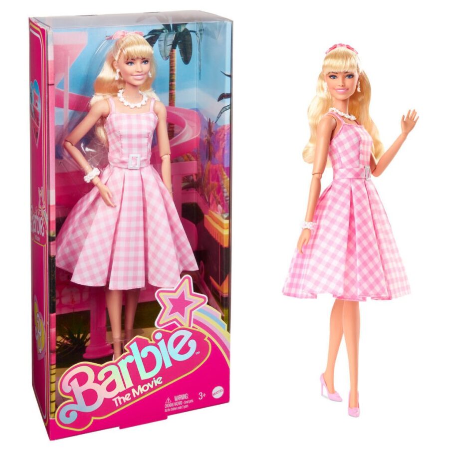 Barbie Συλλεκτική Κούκλα MOVIE PINK GINGHAM DRESS HPJ96