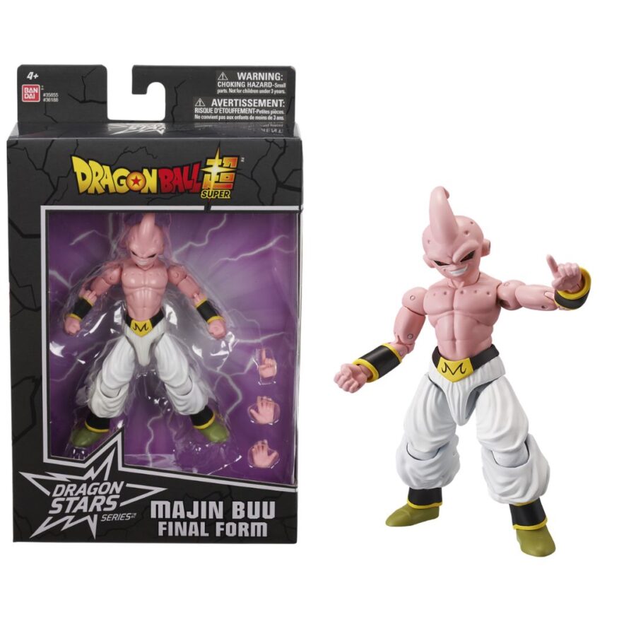 Bandai Red Φιγούρα Dragon Stars Dragonball Majin Bu Fin. Form Action Figure 17cm (36188)