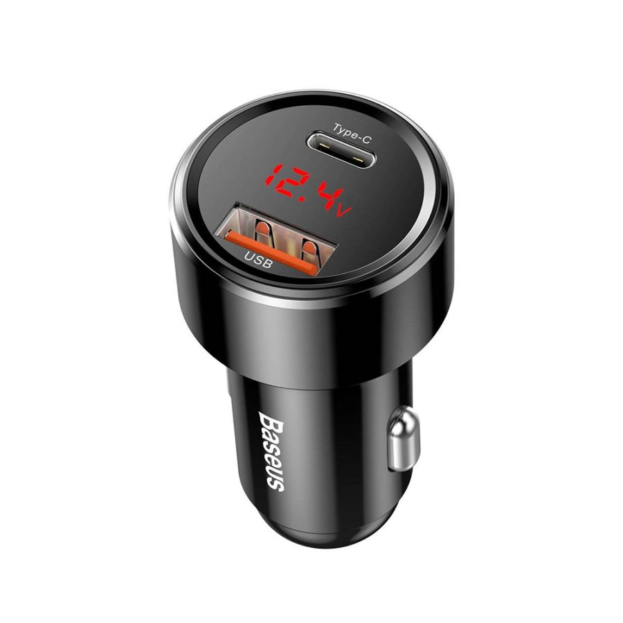 Baseus Magic Series PPS Car Charger Black (45W) (CCMLC20C-01)