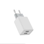 XO L65EU ΦΟΡΤΙΣΤΗΣ 2.4A μαζι με ΚΑΛΩΔΙΟ LIGHTNING, 2 ΘΥΡΕΣ, ΛΕΥΚΟΣ