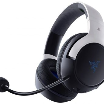 Razer KAIRA HYPERSPEED Wireless Gaming Headset – Playstation Licensed – WHITE – PS5 / PC / MOBILE