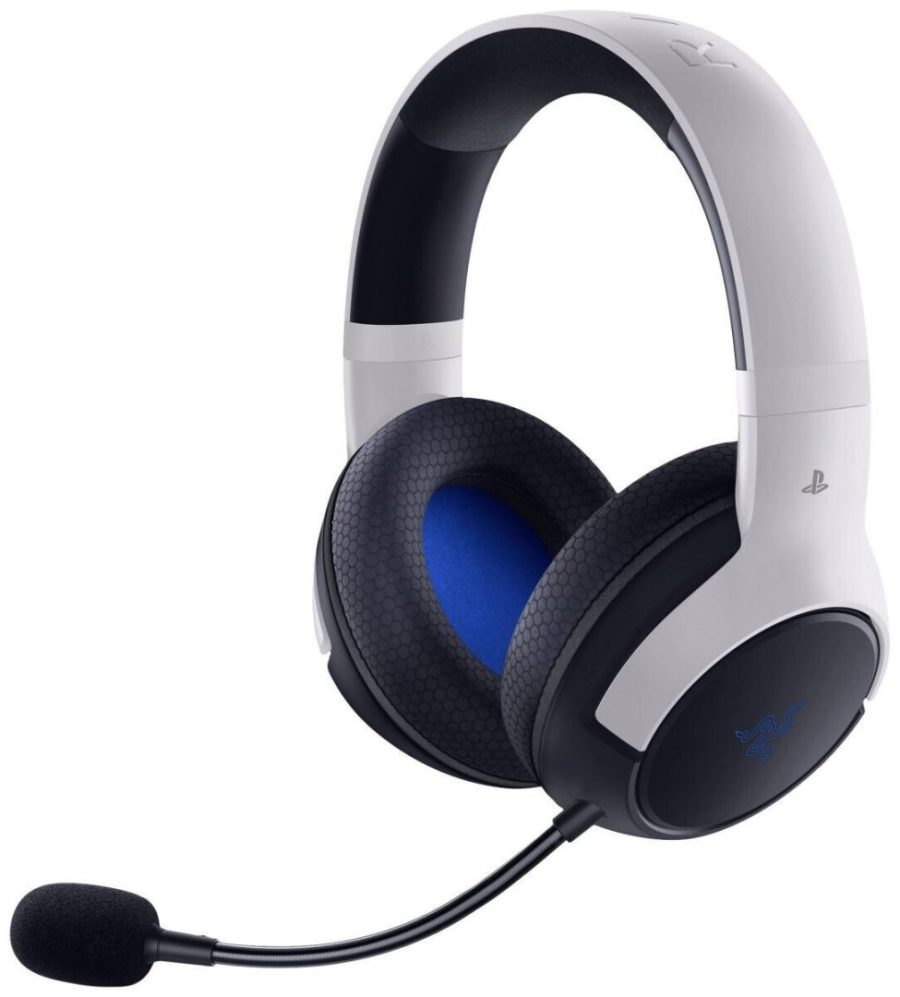 Razer KAIRA HYPERSPEED Wireless Gaming Headset – Playstation Licensed – WHITE – PS5 / PC / MOBILE