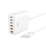 XO L133 ΦΟΡΤΙΣΤΗΣ 75W GAN 3 ΘΥΡΕΣ USB + 3ΘΥΡΕΣ TYPE-C, 1.5M