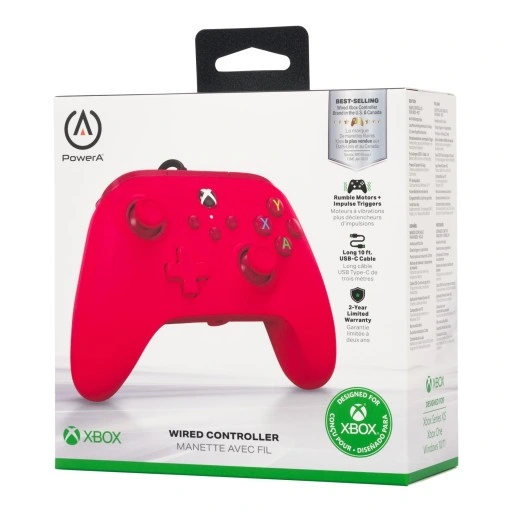 PowerA Wired Controller Red Xbox Series