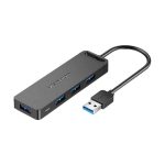 VENTION 4-Port USB 3.0 Hub with Power Supply 1M Black (CHLBF)