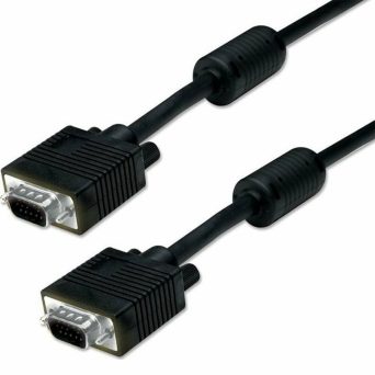 POWERTECH καλώδιο VGA 15pin CAB-G003, 1080p, CCS, 3+6, 1.5m, μαύρο