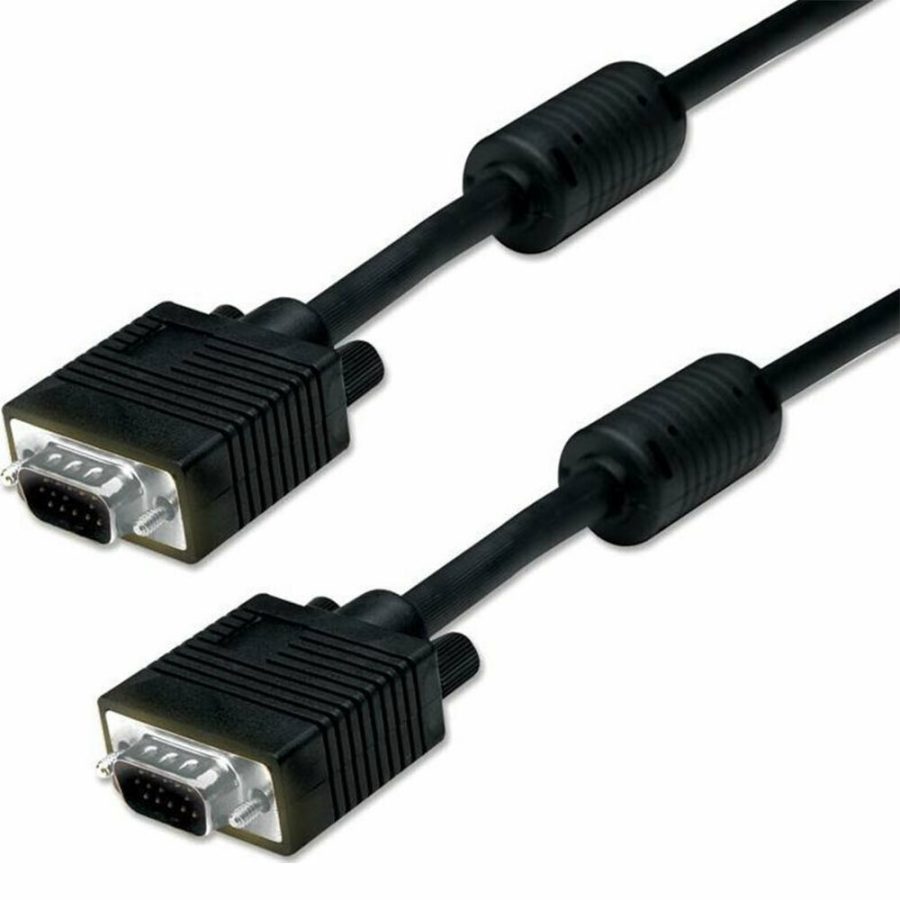 POWERTECH καλώδιο VGA 15pin CAB-G003, 1080p, CCS, 3+6, 1.5m, μαύρο