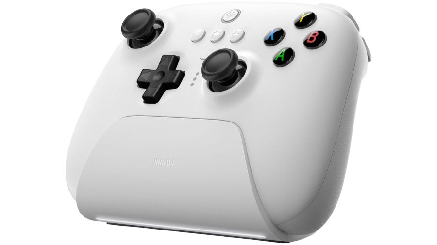 8Bitdo Ultimate with Charging Dock Ασύρματο Gamepad για Android / IOS / PC White