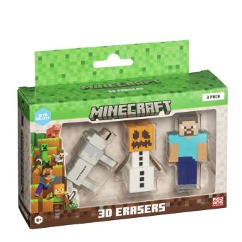 Mojang Studios Σετ γόμες Minecraft 3 pack Ver.B (MC4021B)