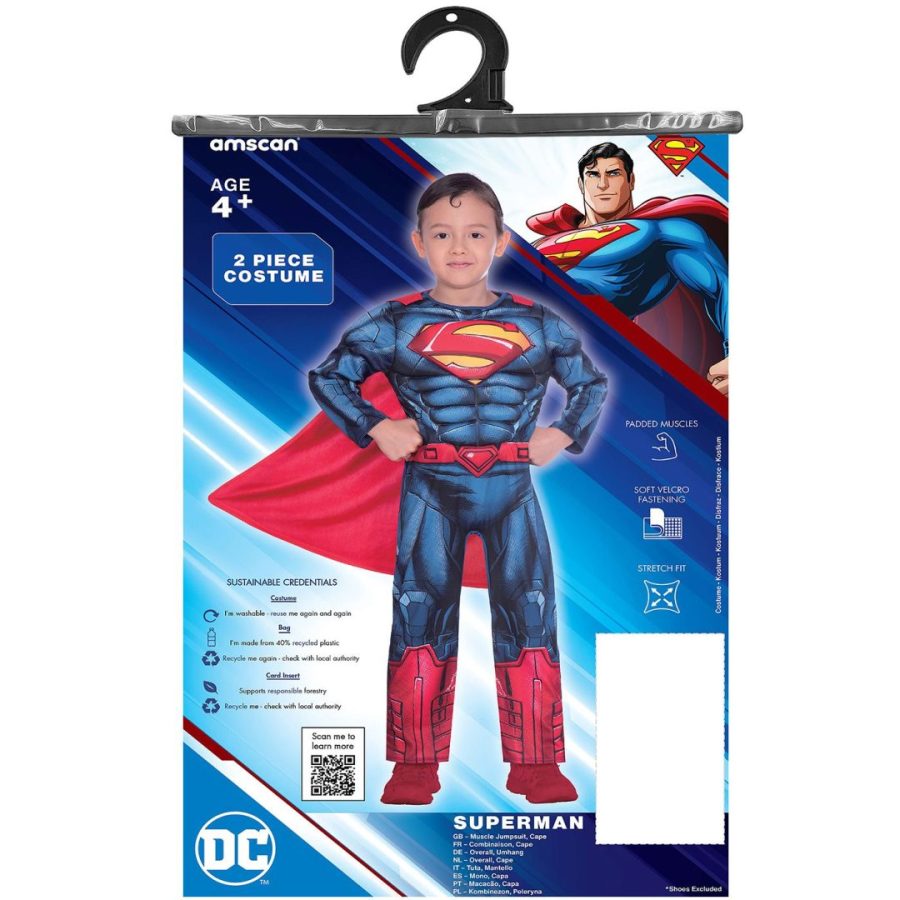 Amscan Στολή Παιδική Superman (3-2468) 3 ετων-4 ετων