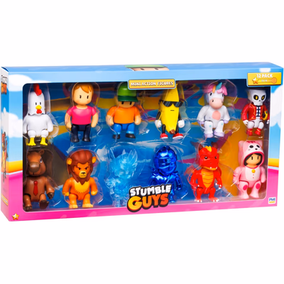 PMI Σετ Φιγούρες STUMBLE GUYS Season 1 MINI ACTION FIGURES - 12 PACK DELUXE BOX (SG3012)