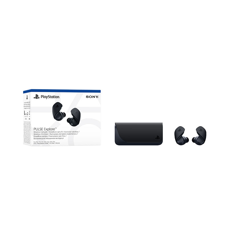 Sony PS5 Wireless Earbuds Pulse Explore Midnight Black