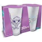 Stοr Σετ από 2 Γυάλινα Ποτήρια Stitch (vice style) 490 ml