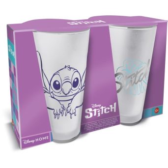 Stοr Σετ από 2 Γυάλινα Ποτήρια Stitch (vice style) 490 ml
