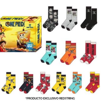 Gift box 12 ζευγαρια Καλτσες One Piece socks μεγεθος 41/46