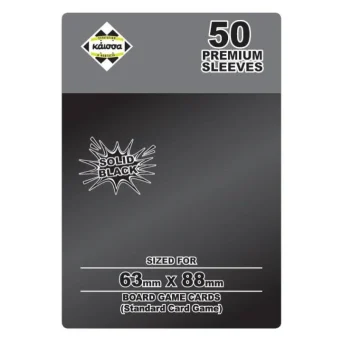 Premium Sleeves Solid Black 63x88mm (Pokemon κ.α.) (Card Game) (KA113797)