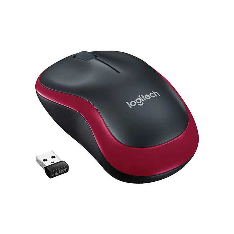 Logitech M185 Wireless Mouse Red (910-002237)