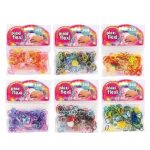 Plexi Flexi Σακουλάκι με 300 λαστιχάκια & 4 αξεσουάρ (6 χρώματα - τυχαία επιλογή)