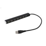 Gembird USB Hub 2.0, 7 Port, μαύρο