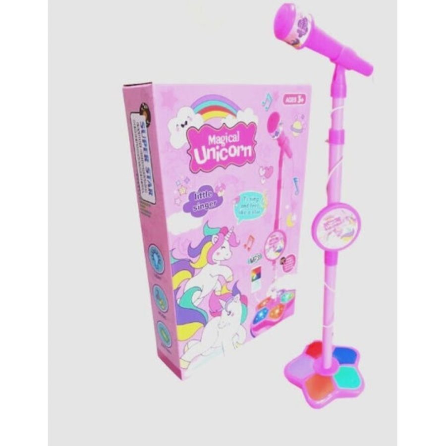 Magical Unicorn Μικρόφωνο με φωτιζόμενη βάση (011145)