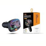 FM Transmitter C15 Αυτοκινήτου με Bluetooth, USB x2, Type-C και RGB Light