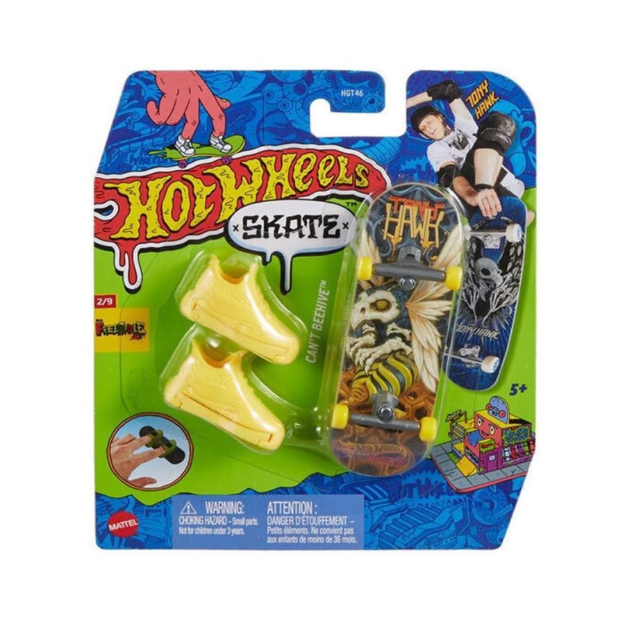 Hot Wheels Skate και παπούτσια Tony Hawk Freestyle - Can't Beehive (HVJ88)