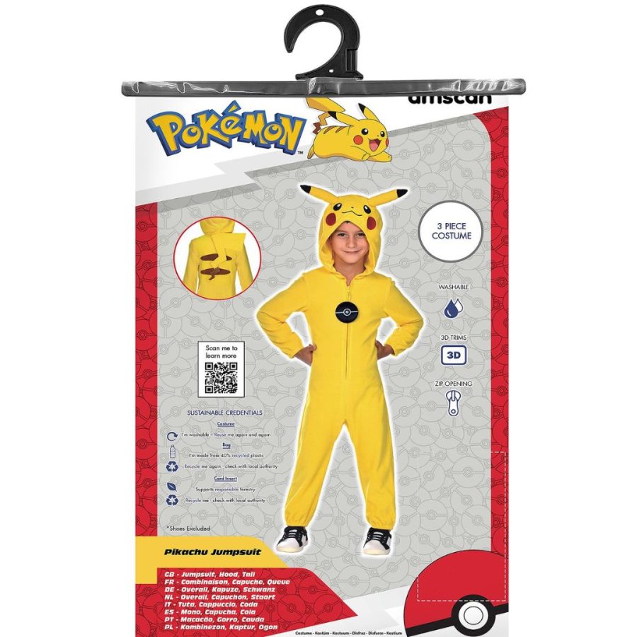 Amscan Στολή Παιδική Pokemon Πίκατσου (3-2471) (3-4 ετών)