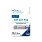 MediaRange USB 3.0 Combo Flash Drive with USB Type-C plug 128GB (MR938)