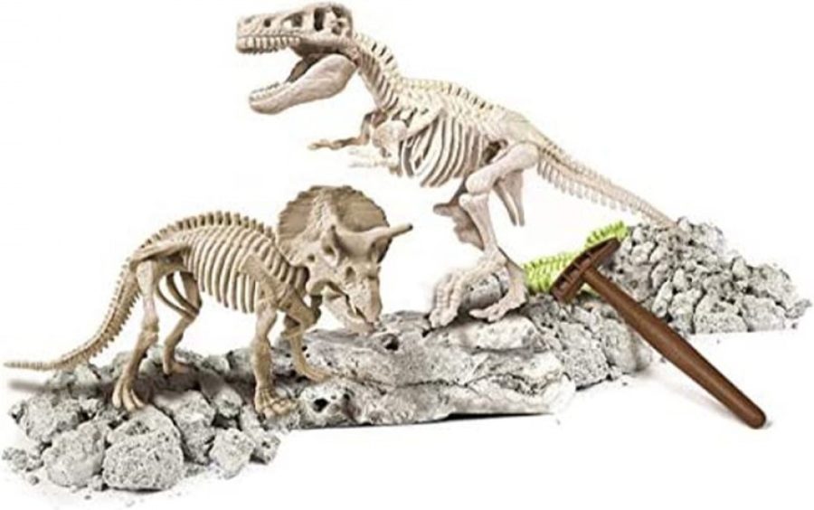 AS Clementoni Μαθαινω και Δημιουργω T Rex και Τρικερατωψ Επαυξημενη Πραγματικοτητα Fluo