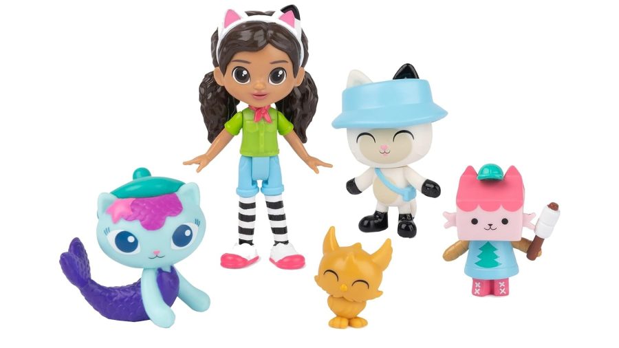 Spin Master Gabbys Dollhouse: Cat Adventures - Gabby and Friends Camping Figure Set (6067225)